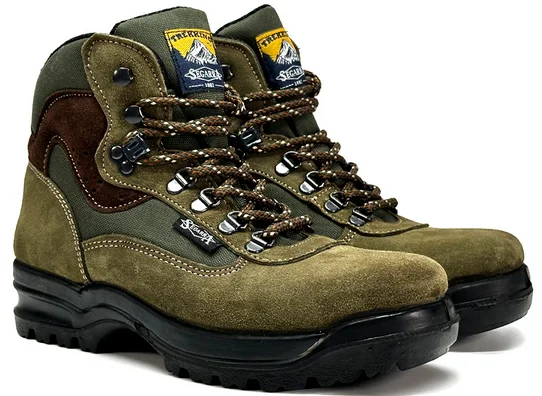 New Kaki-Brown 4055 trekking boot