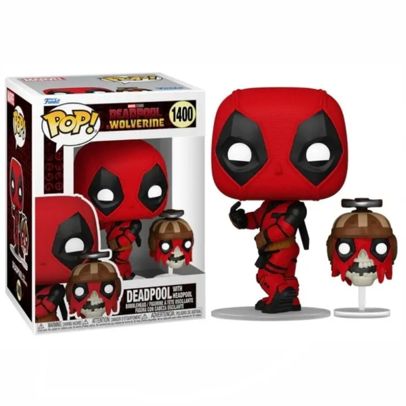 Funko Pop! Marvel Deadpool and Wolverine, Deadpool with Headpool 1400