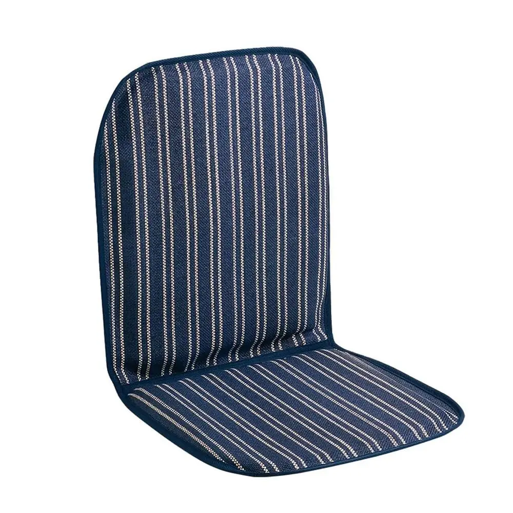 KRAWEHL - Respaldo para el Asiento del Coche - Respaldo de Verano - Evita el Sudor - Máxima Comodidad - Fabricado en Fibra Vegetal - Compatible con Todos los Asientos - Color Azul