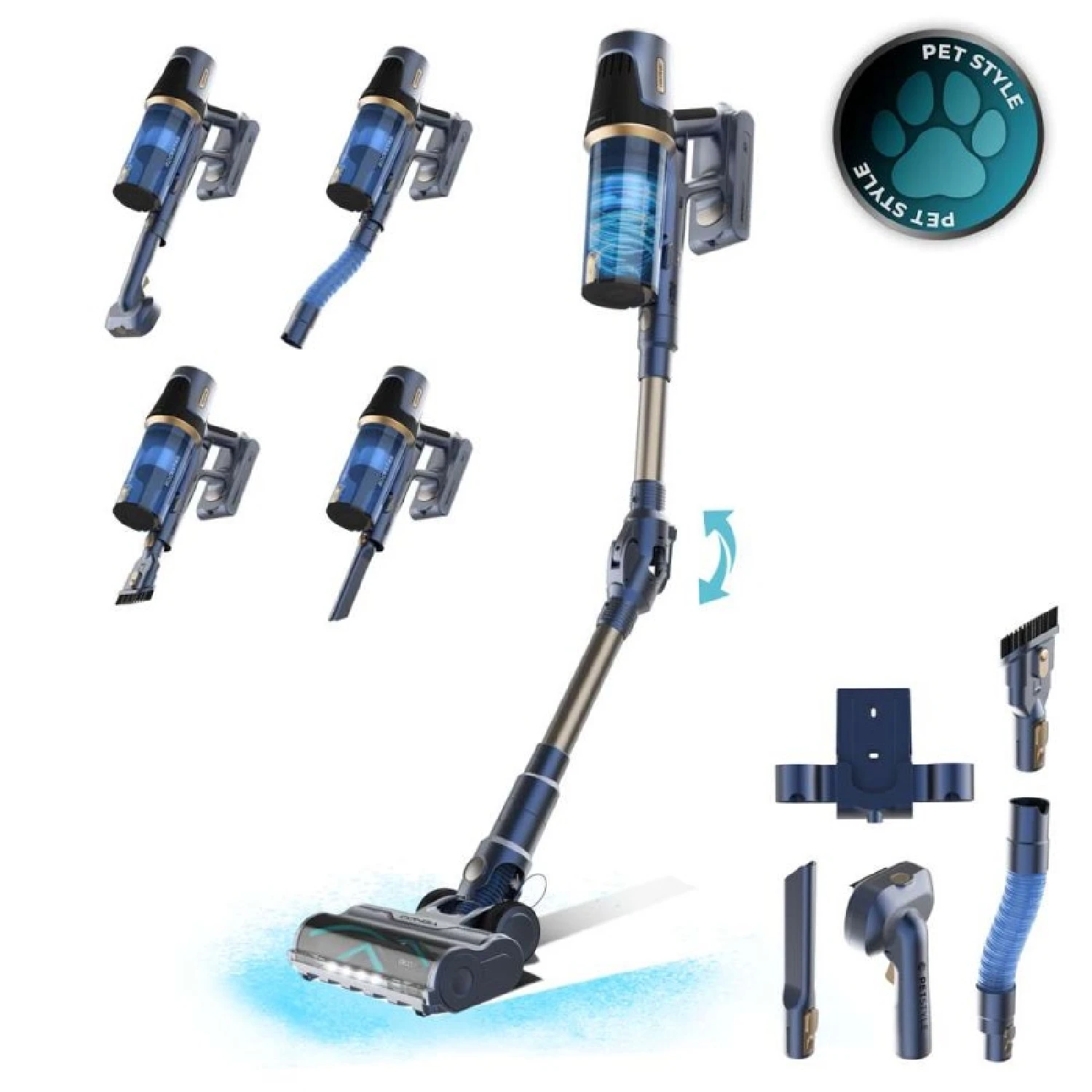 Aspirador vertical Conga Rockstar RS70 Pet