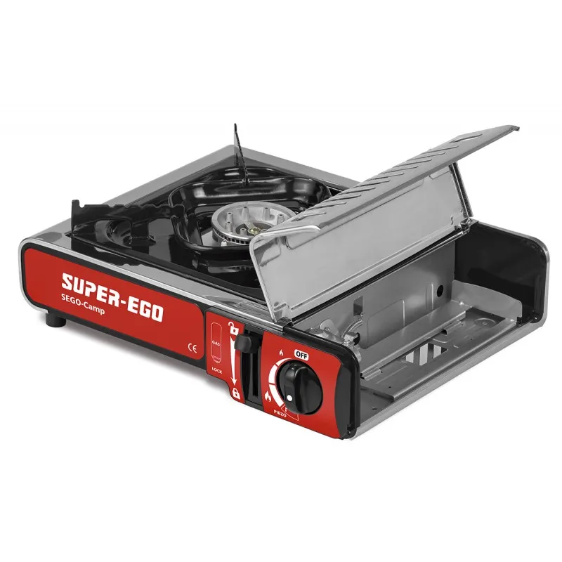 Super Ego Cocina Gas Portátil 1 Fuego Homologada - Compacta y Portátil