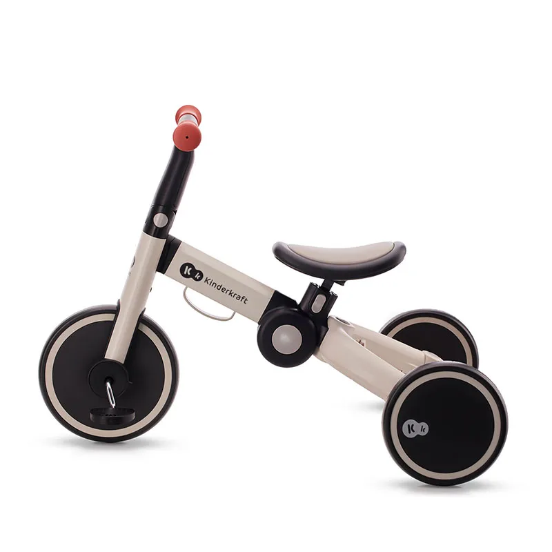 Kinderkraft children's tricycle folding 4trike silver gray