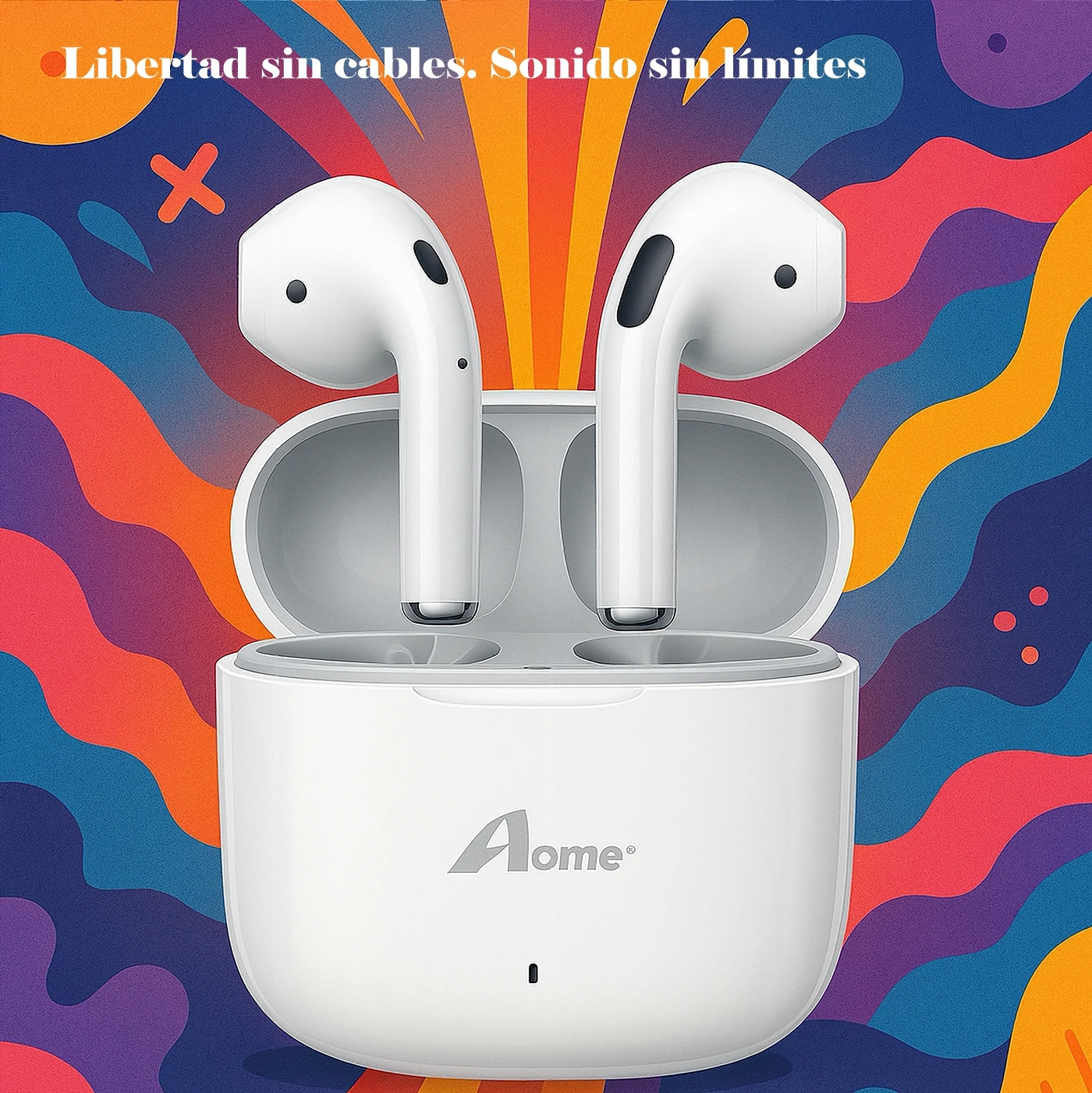 Auricular inalambrico blanco ep-100 home Compatible con Android e iOS