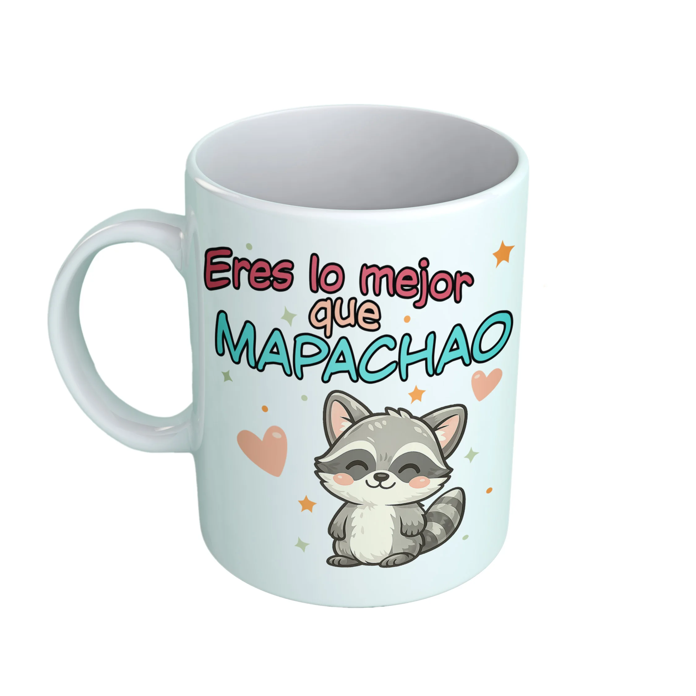 AKARURE - Taza Graciosa de Mapache "Eres lo mejor que mapachao” "Mapachionas" – Regalo Original Parejas y San Valentín