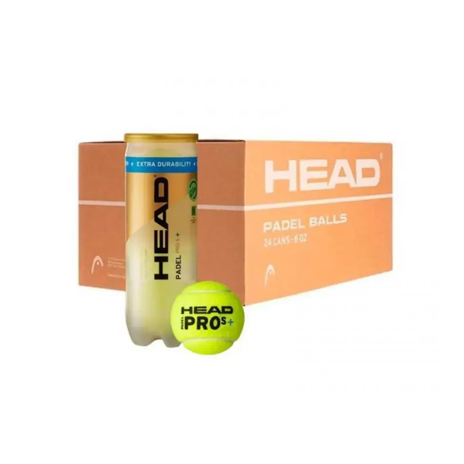 Head Pro S + paddle balls-various formats saving: 3 cans, 6 cans, 12 cans, 24-boat box of 3 pressurized paddle balls