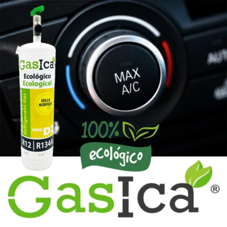 2 containers Organic Organic refrigerant GAS D2 PRO substitute R134A R12 equals 900GR valve included