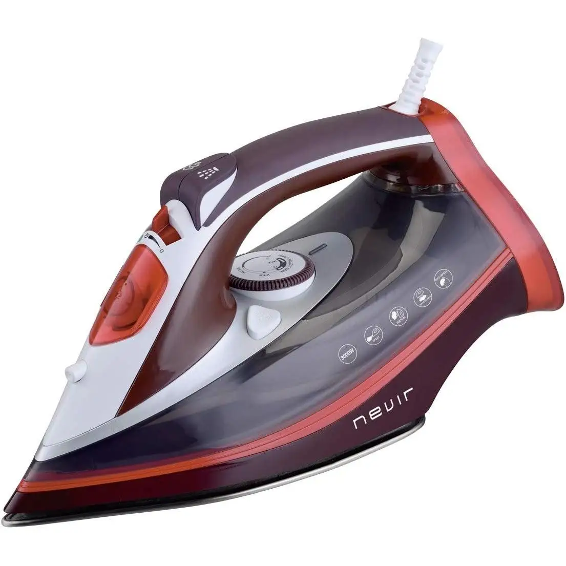 63072 | NEVIR NVR-3586 PA PLANCHA VAPOR ACERO 3.000 W