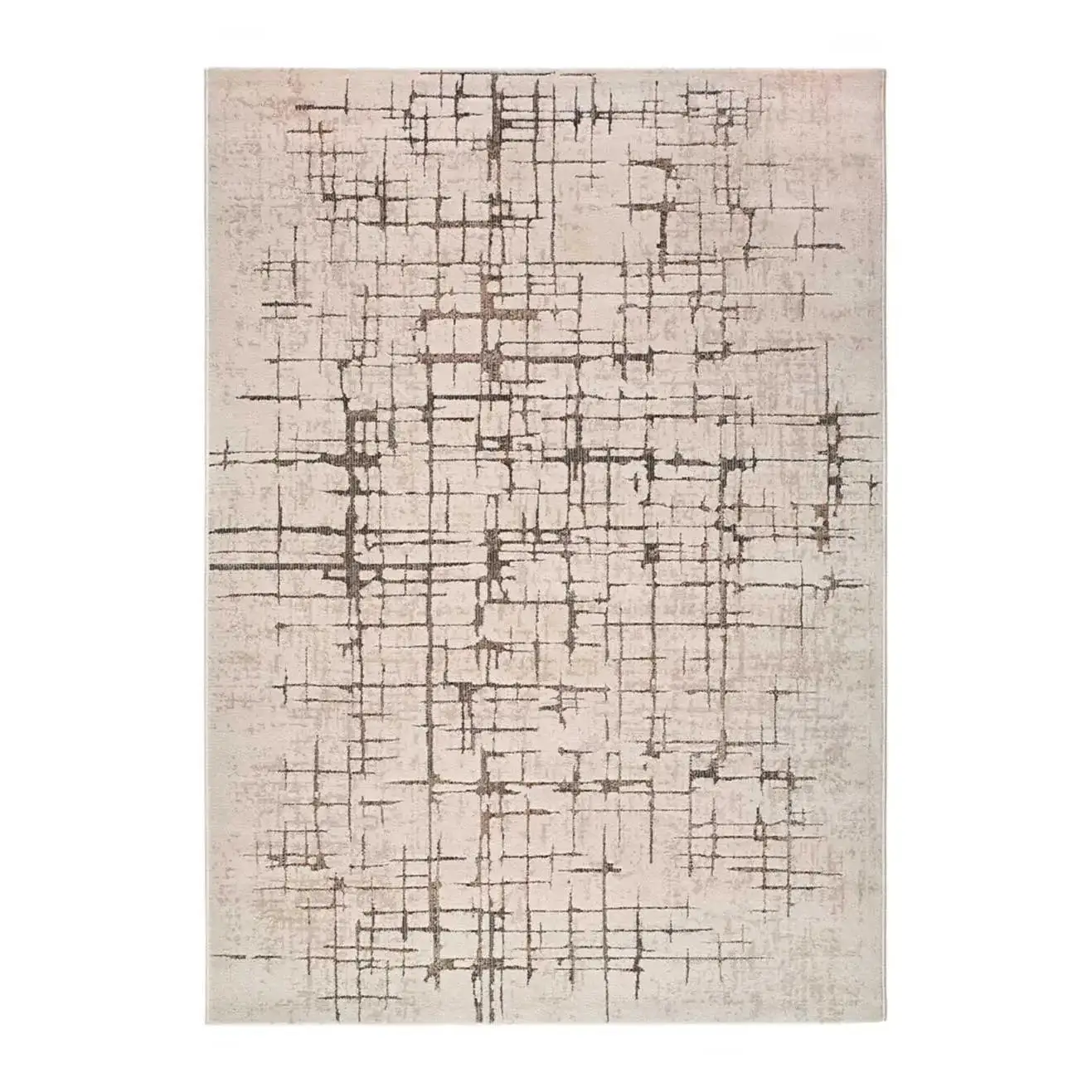 Alfombra interior  de estilo moderno en crema - CERES 28001 | 80x120, 133x190, 160x235, 200x285 cm