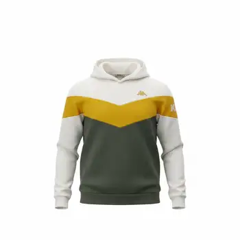 SUDADERA KAPPA BOXAMO VERDE Y BLANCA
