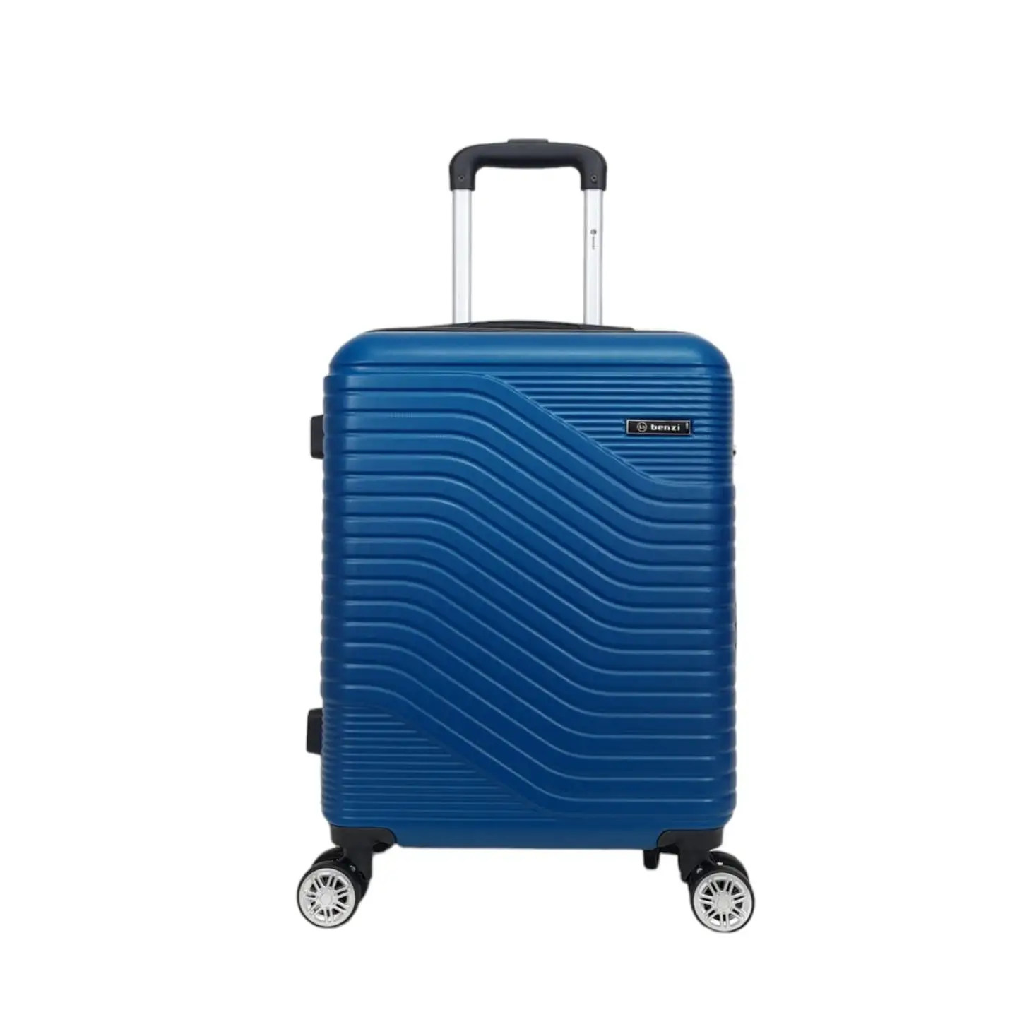 Maleta barata de cabina Benzi BZ5747 Azul Oscuro de 55 x 39 x 20 cm. muy ligera 2.3 kg. 4 ruedas dobles giratorias 360º. Cerradura de combinación. Excelente relación calidad-precio. Ideal para