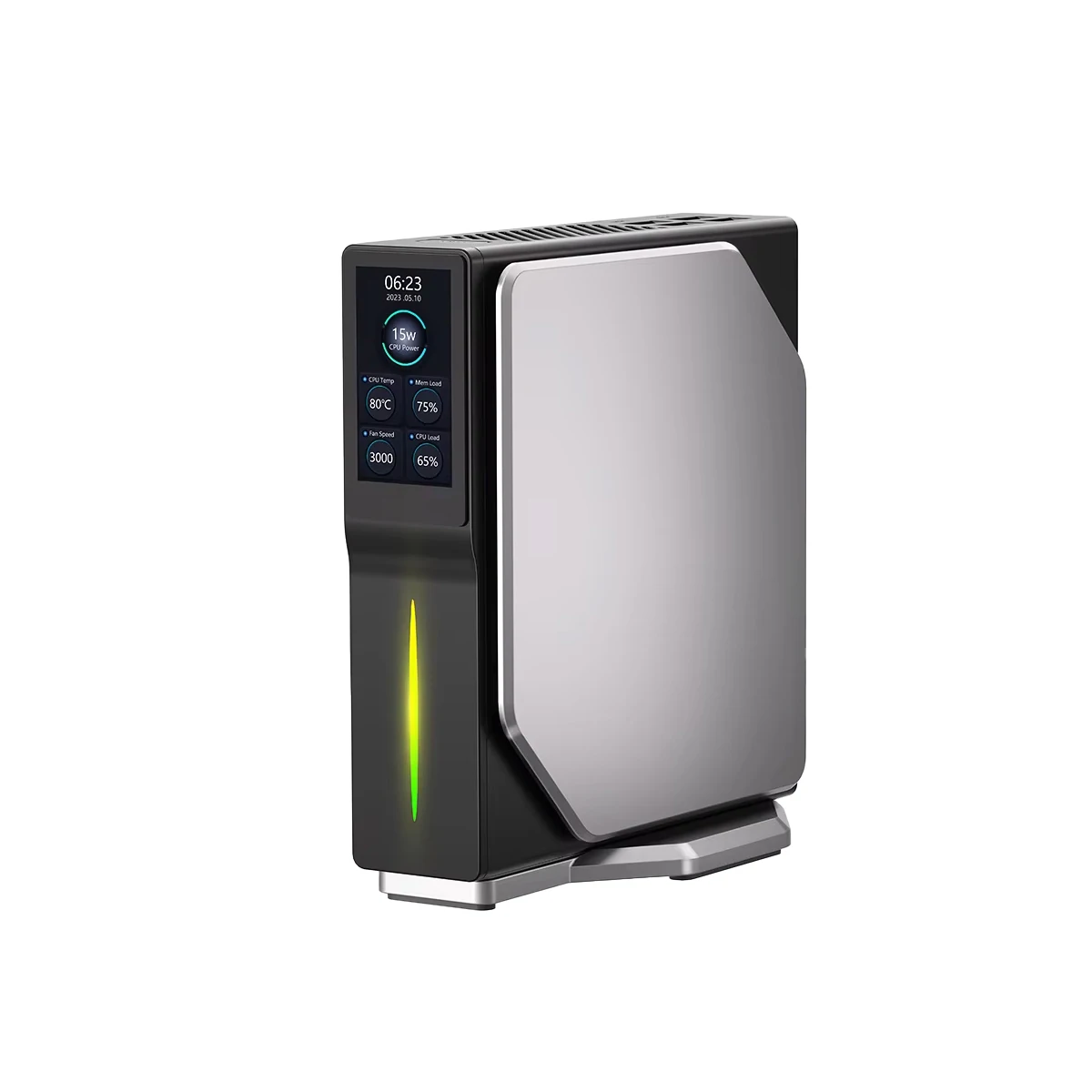 FIREBAT S1 Mini PC,Intel Alder Lake N100 DDR4 16GB RAM 512GB SSD Windows 11,BT4.2 Pantalla Inteligente Dual HDMI