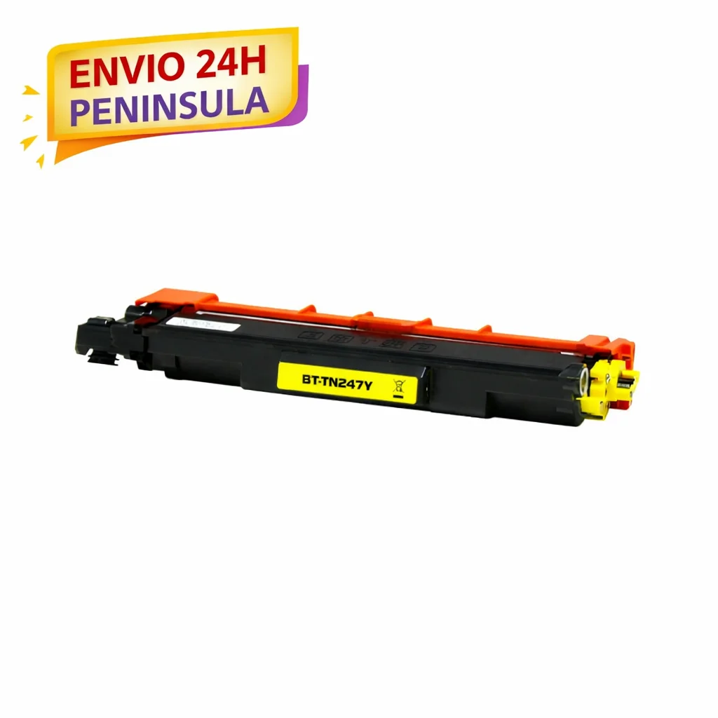 Cartucho de Tóner Láser Compatible Brother TN-247Y / TN-243Y Amarillo – Alto Rendimiento