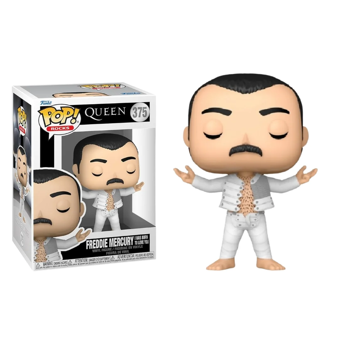 FUNKO POP! QUEEN - FREDDIE MERCURY (I WAS BORN TO LOVE YOU), 75375, Nº375, TIENDA CON LICENCIA OFICIAL