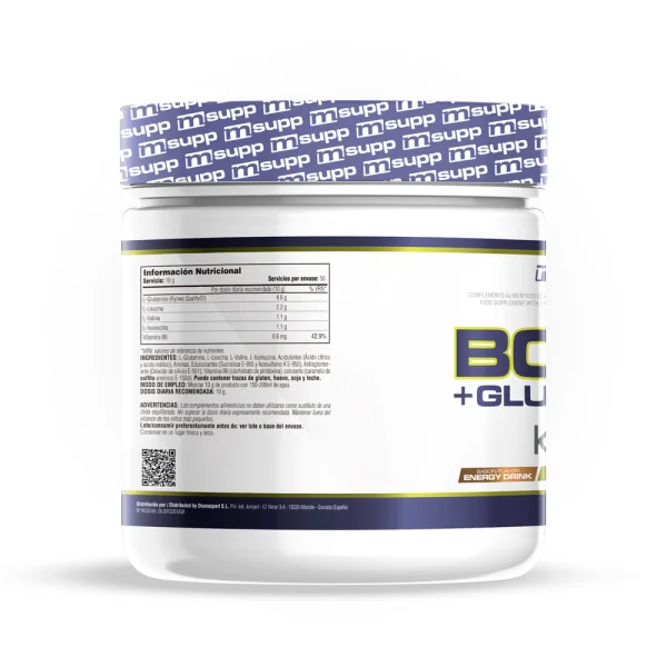 Bcaa + l-glutamine kyowa ®   - 500g mm supplements