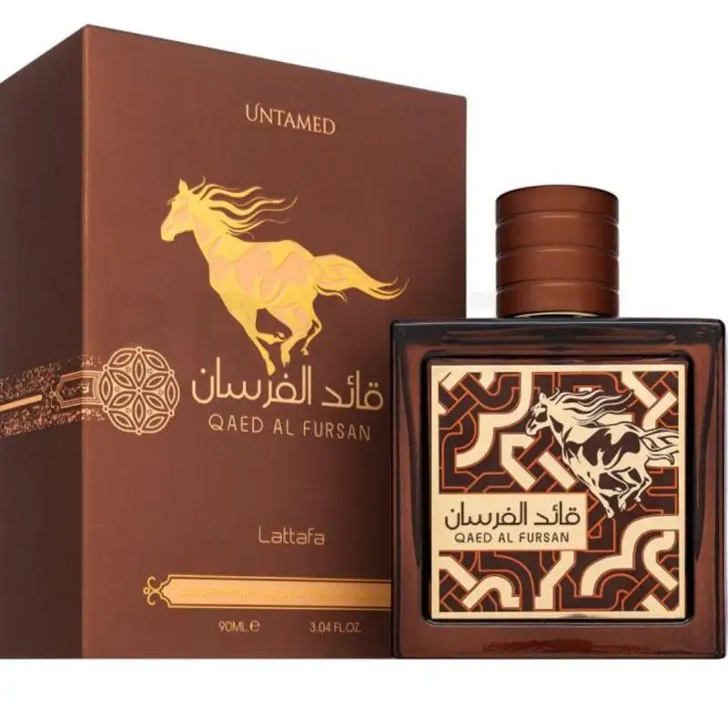 Perfume Árabe 100% Original Qaed Al Fursan Untamed de Lattafa – Poder, Lujo y Tradición Oriental en una Fragancia Unisex Exclusiva de 90 ml