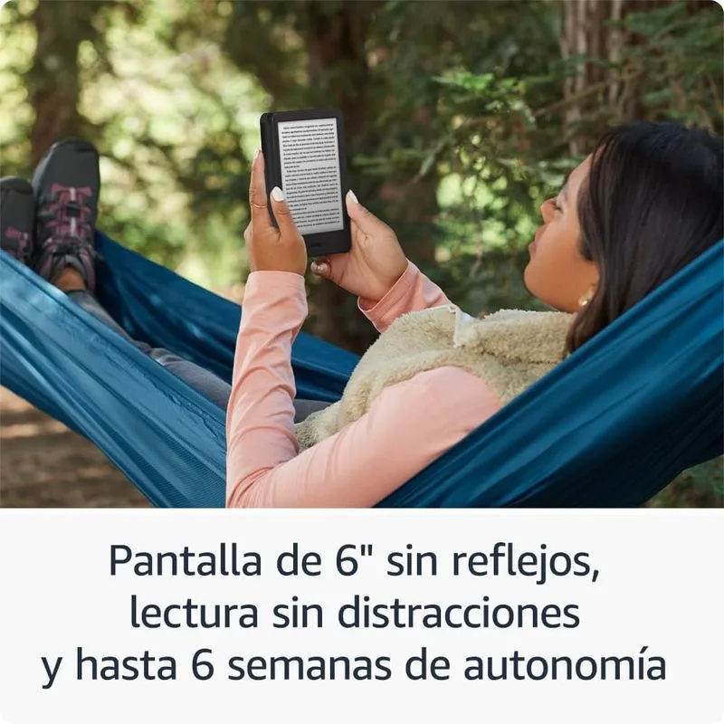 Amazon kindle 2024 6" hd - e-reader - dark mode - adjustable front light - 6 week autonomy, e-book
