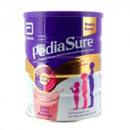 Suplemento Nutricional Pediasure Sabor Fresa 850 Gr