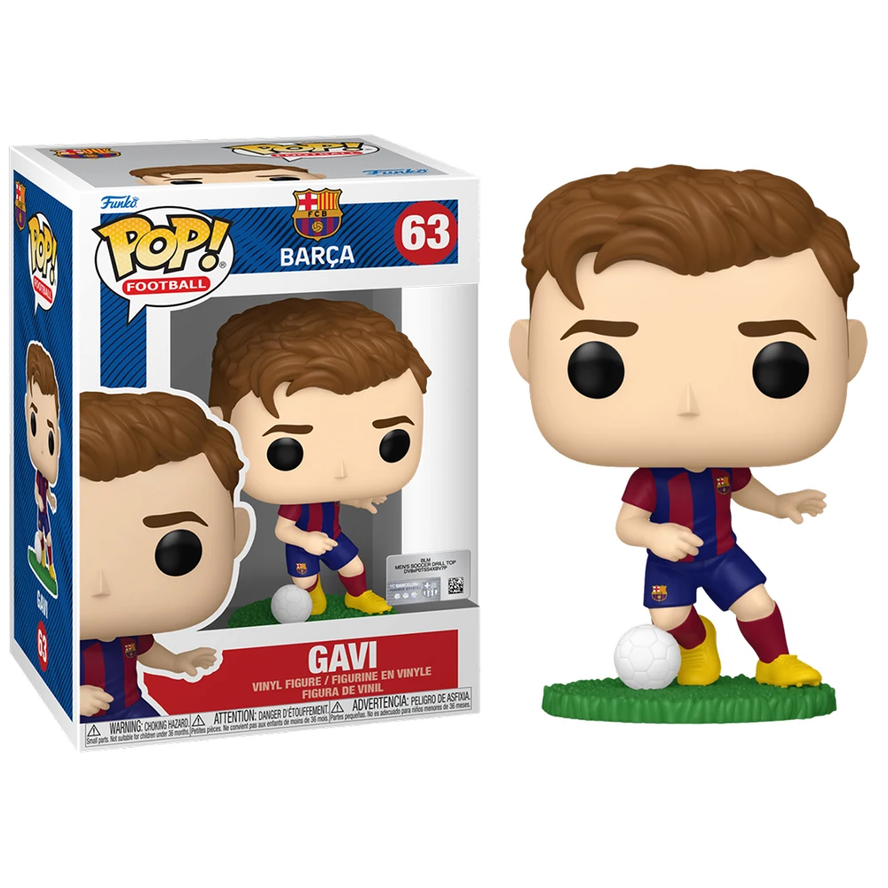 FUNKO POP! FÚTBOL: FC BARCELONA - GAVI, 72235, Nº63, TIENDA CON LICENCIA OFICIAL