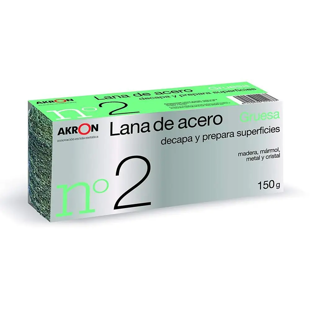 Lana acero n. 2 gruesa 150gr. bobina