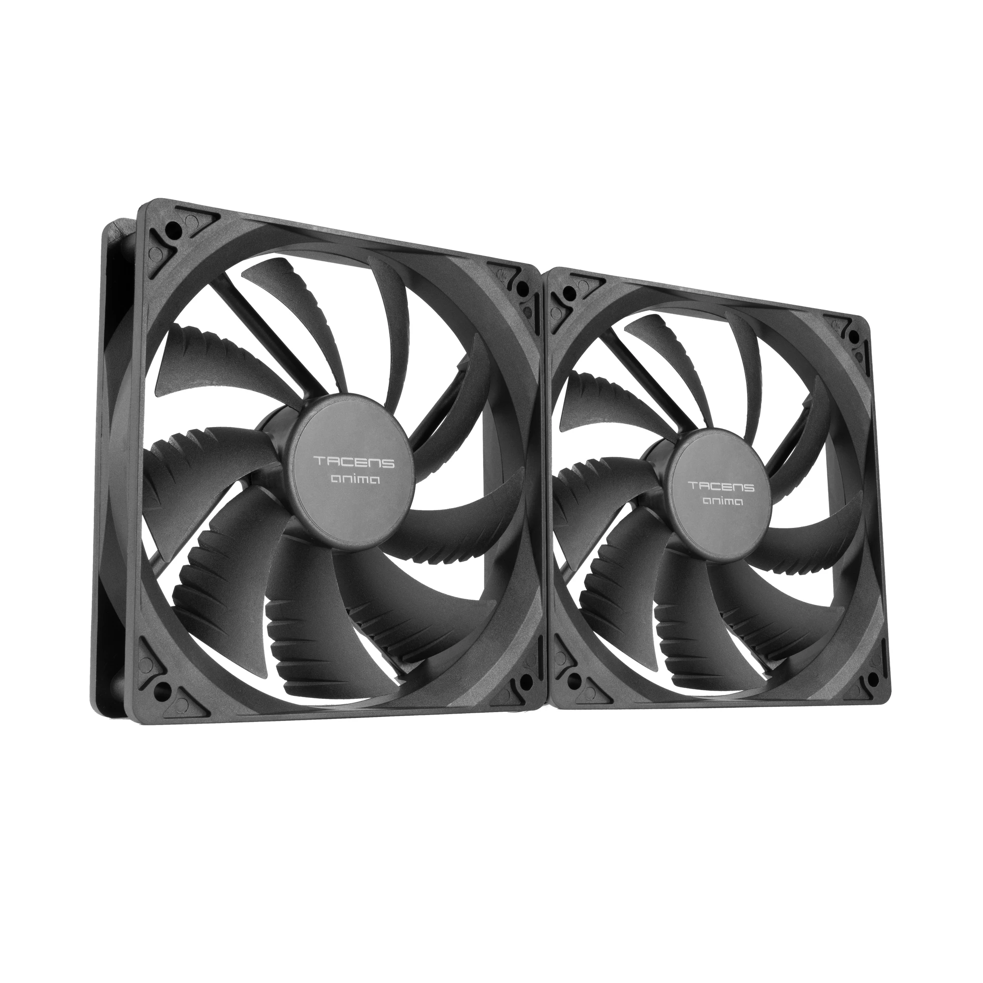 Tacens Anima AF12X2, Kit 2x Ventiladores 120mm, Funcionamiento Ultrasilencioso, Rodamientos FLUXUS, Flujo de Aire Optimizado, Estructura Reforzada Antivibraciones, Rendimiento Térmico Eficiente, Pack