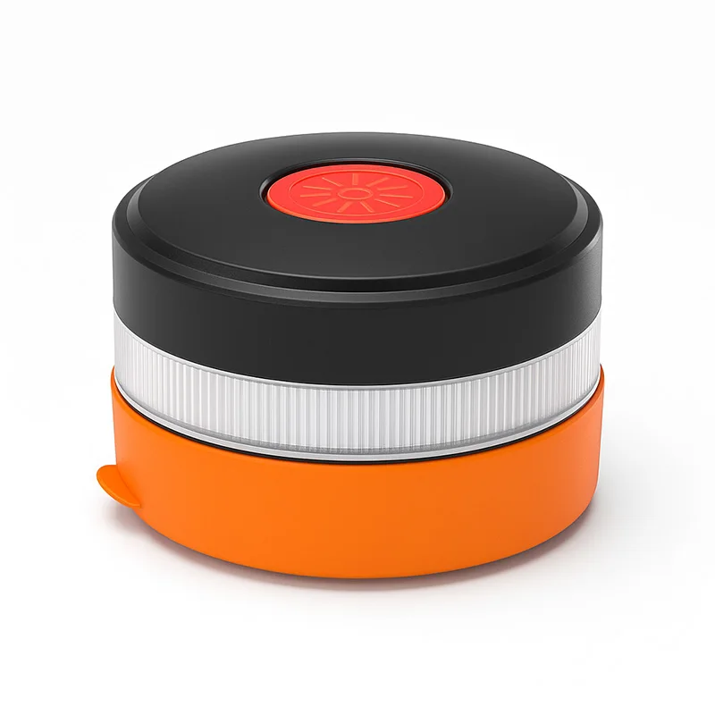 Luz de Emergencia V16 con funda Geolocalización Certificada Conectada con la SIM DGT 3.0 Plan de Datos Integrado Base Magnética con ventosa de silicona con Clasificación IP-54 para vehículos