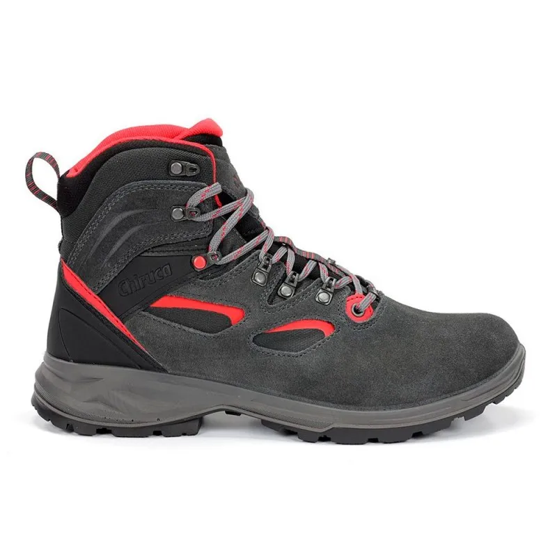 Botas Montaña Hombre Chiruca Estepa 19 Gore Tex Color Gris y Rojo-4336119 Chiruca