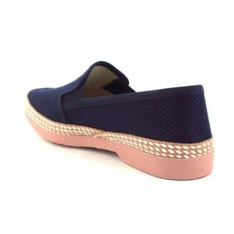 Javer shoes 501 with elastic blue Javer men textile javer-501azul