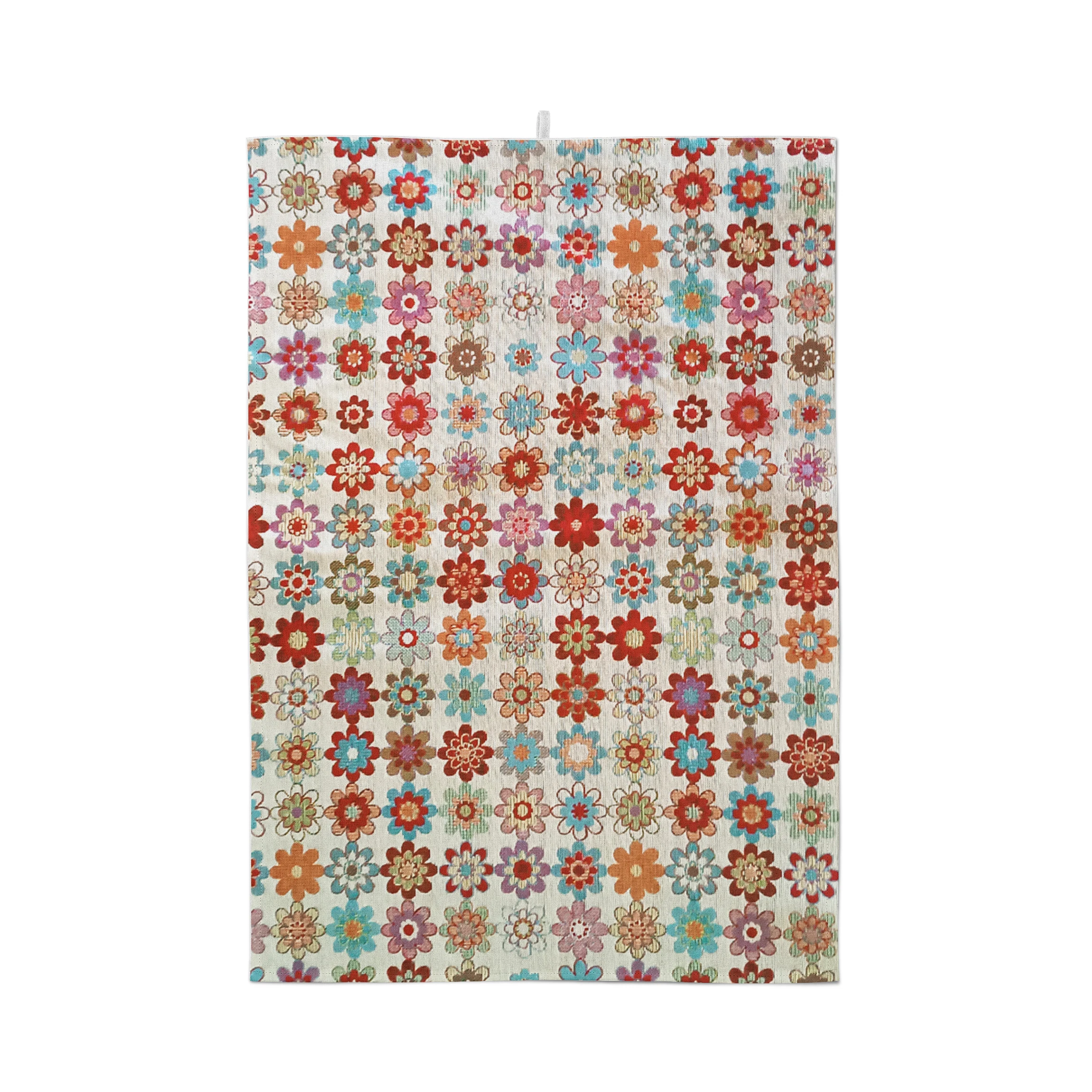 Lafabricadelastelas- Gobelino Jacquard flores, tela a metraje, por metros. .Tapicería, resistente, opaco, alta calidad y durabilidad, cortinas, cojines, colchas, bolsos. Cuadros