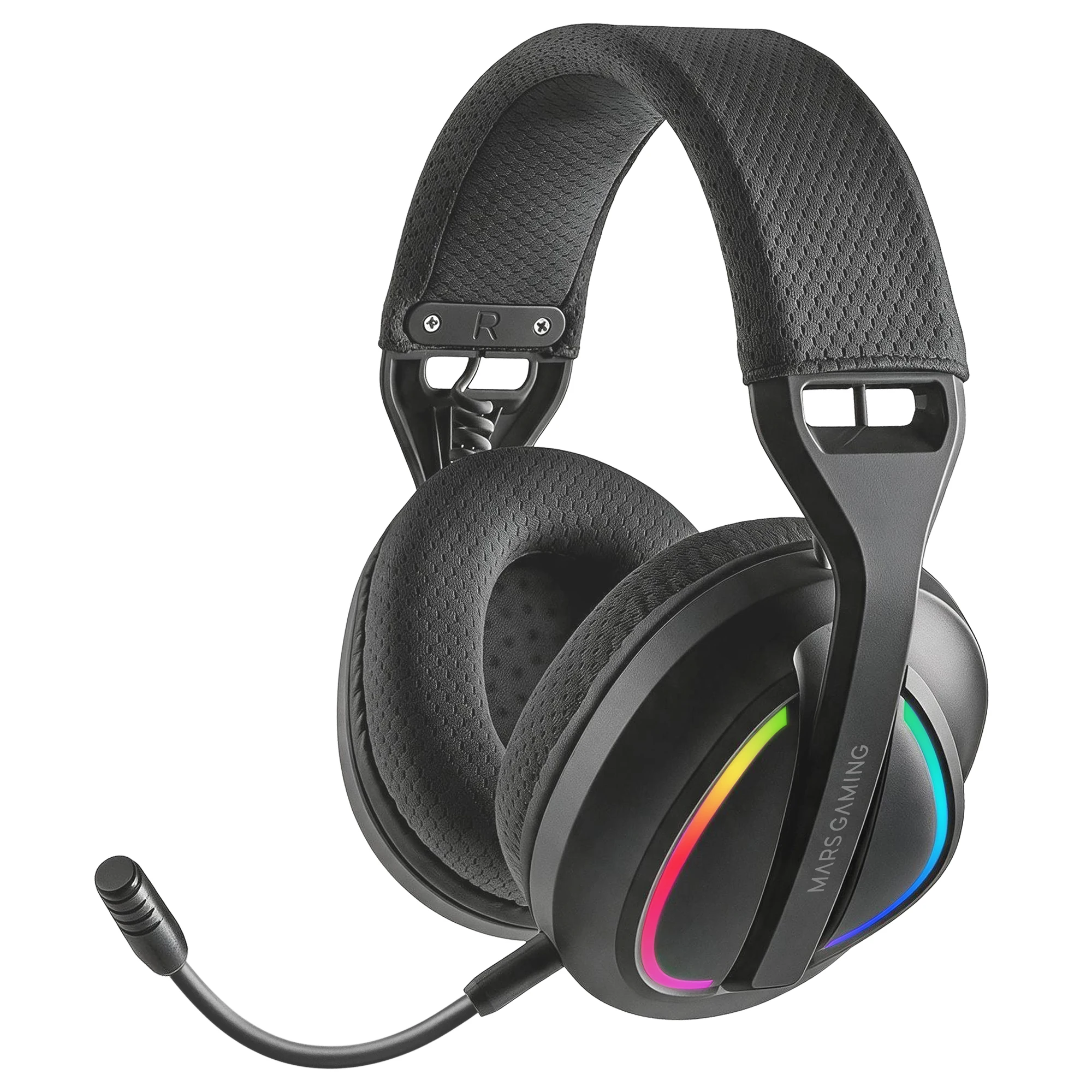 Mars Gaming Blanco Auriculares Inalámbricos Mhw-Quasar Tri-Mode 40H Argb - Imagen 3