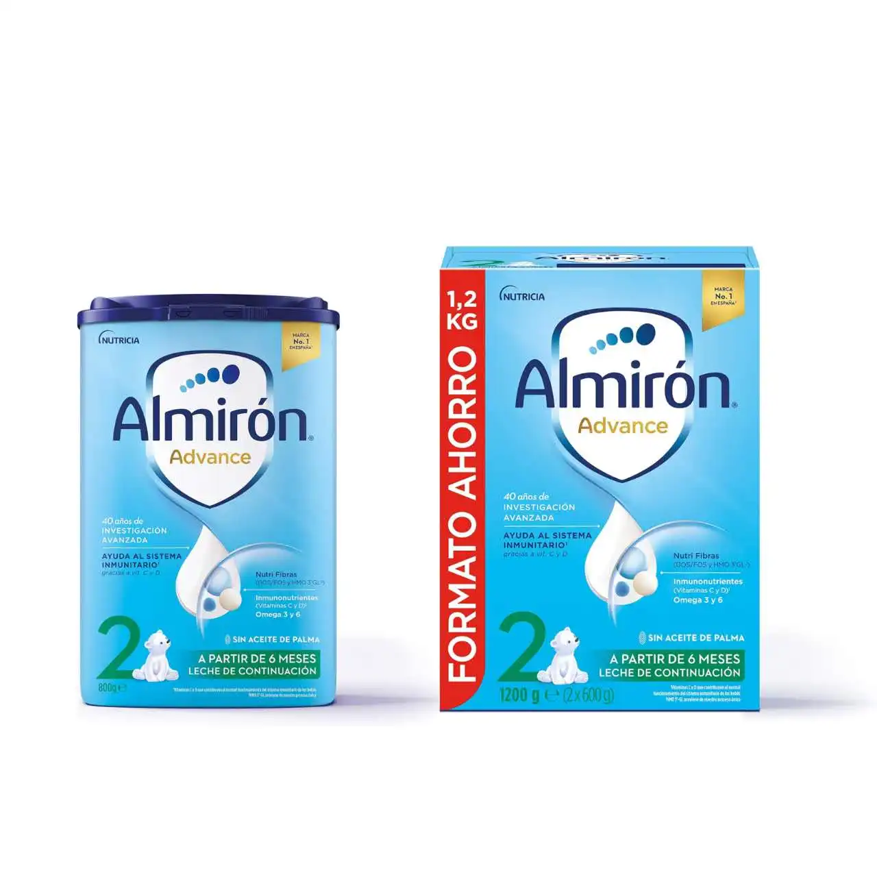 Admiral Advance 2 follow-on milk powder, from 6 months, 800g or 1200g