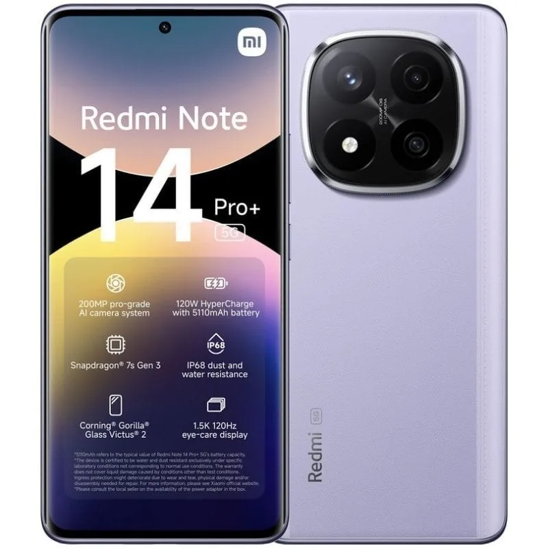 Xiaomi Redmi Note 14 Pro Plus 256GB Pantalla 6,67"