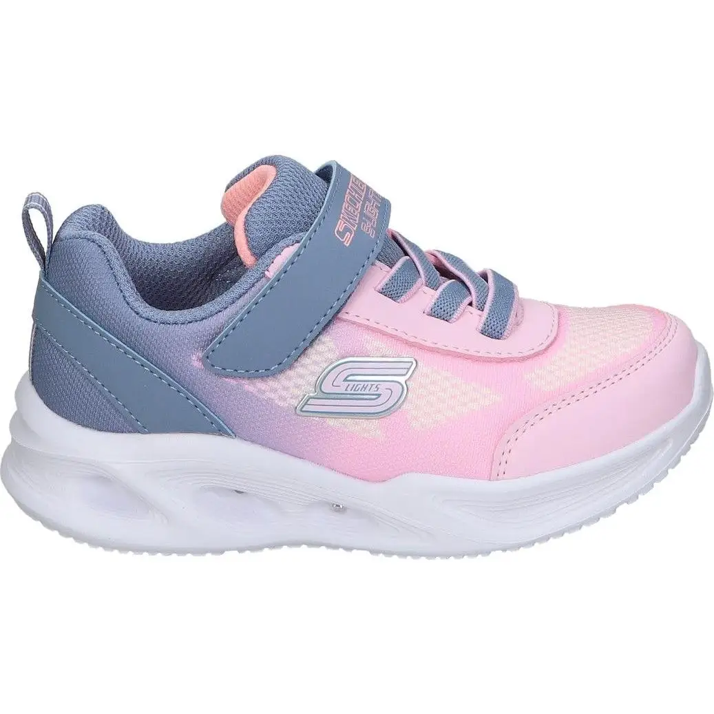 SKECHERS | Skechers Flex Advantage 4.0 Strong Move sneakers for girl-pink and gray sports-Sneaker with laces and Velcro-maximum support-lightweight-easy to put on and remove-model 303714n-GYLP