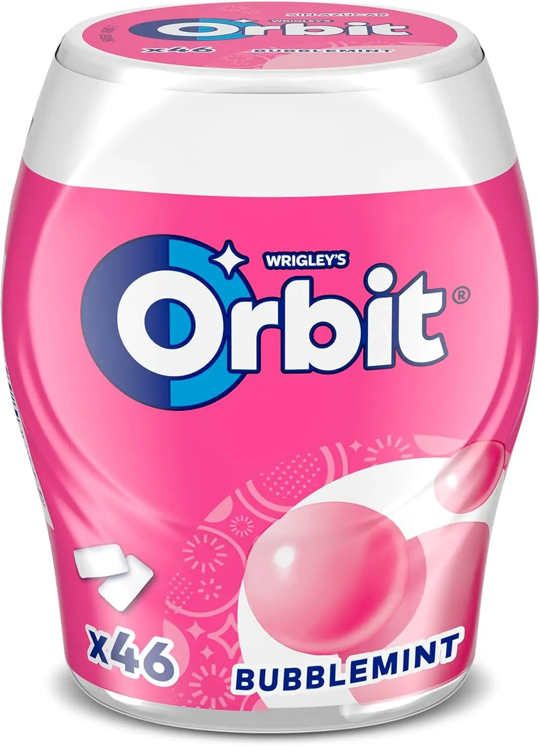 Orbit bottle of bubblemint sugar-free gum and mint flavor 6 x 46 chewing gum #2