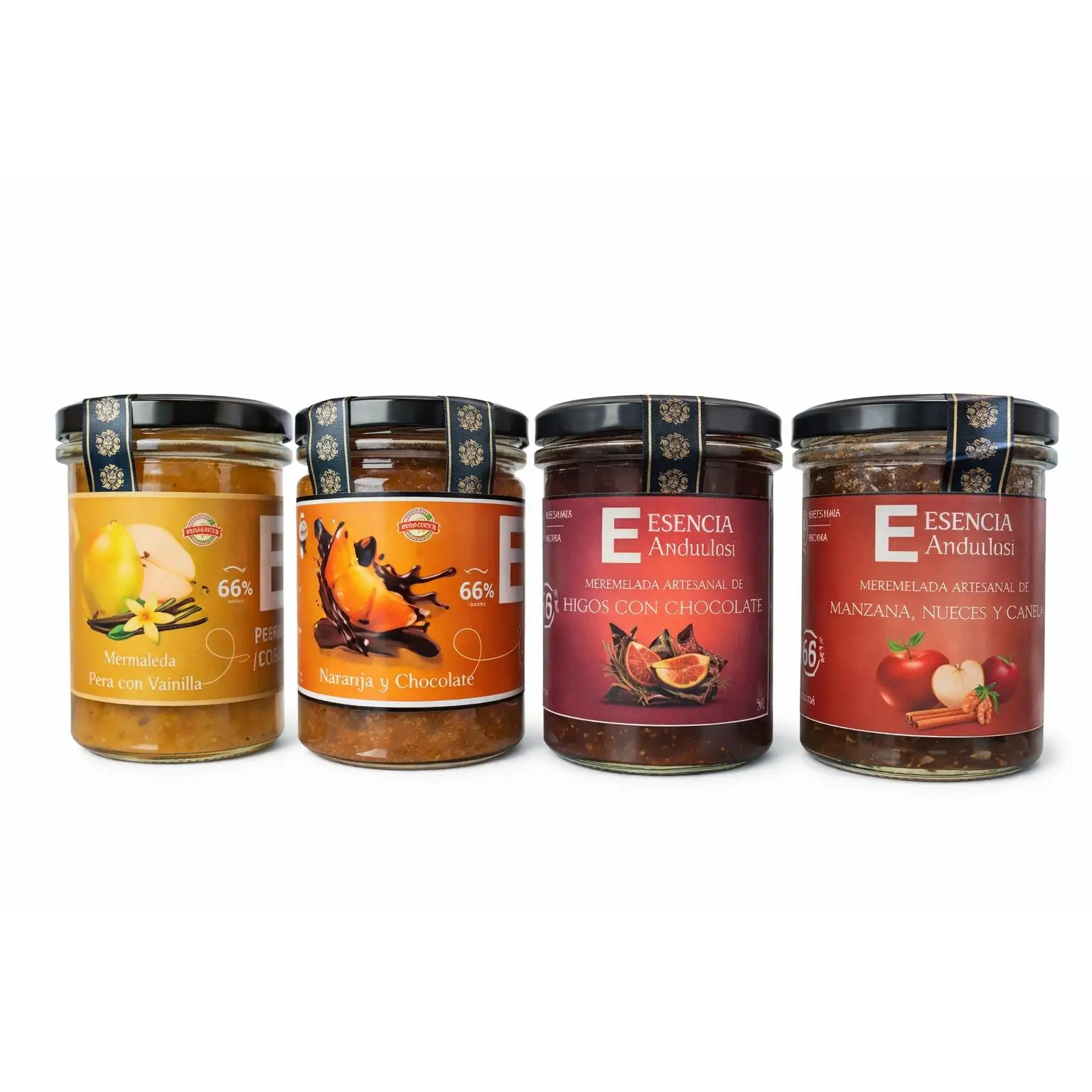 Pack de Mermeladas Dulces 210 gr. ESENCIA ANDALUSÍ GOURMET.