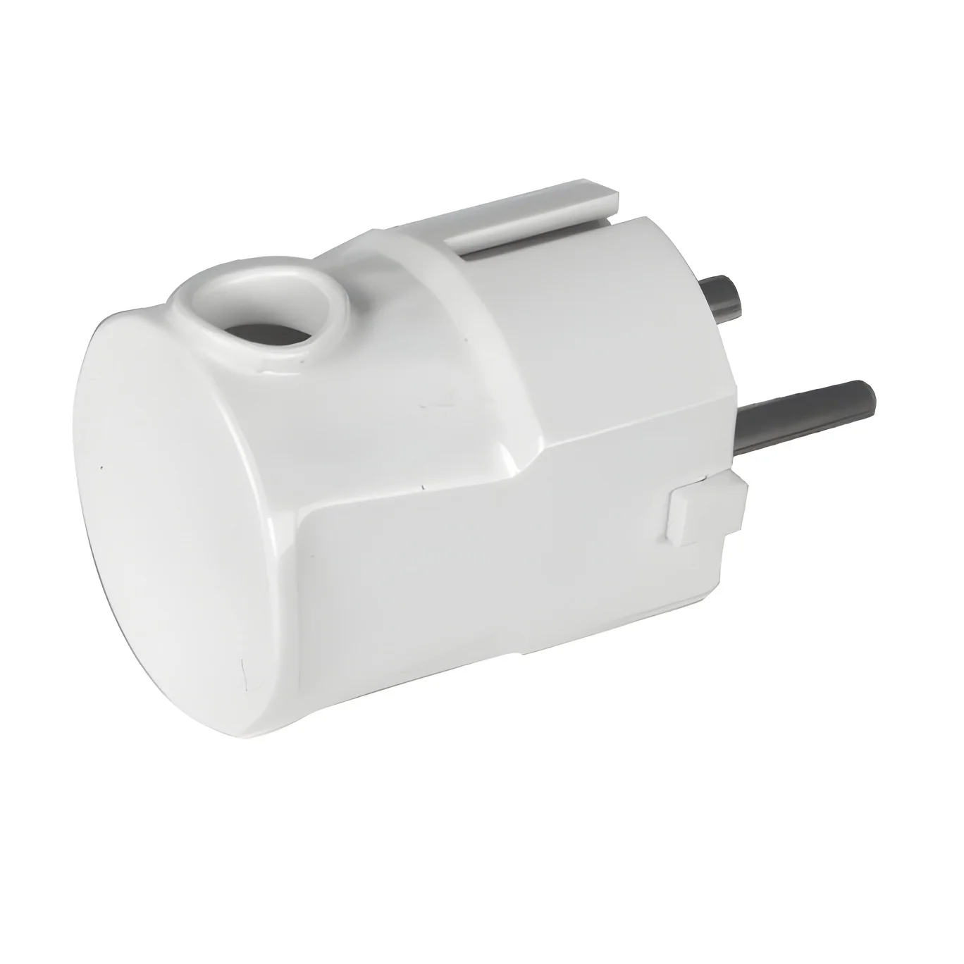 Silver Electronics Clavija Red Schuko Macho 4,8mm ACODADA 16A/250V Color BLANCO - Alta Calidad