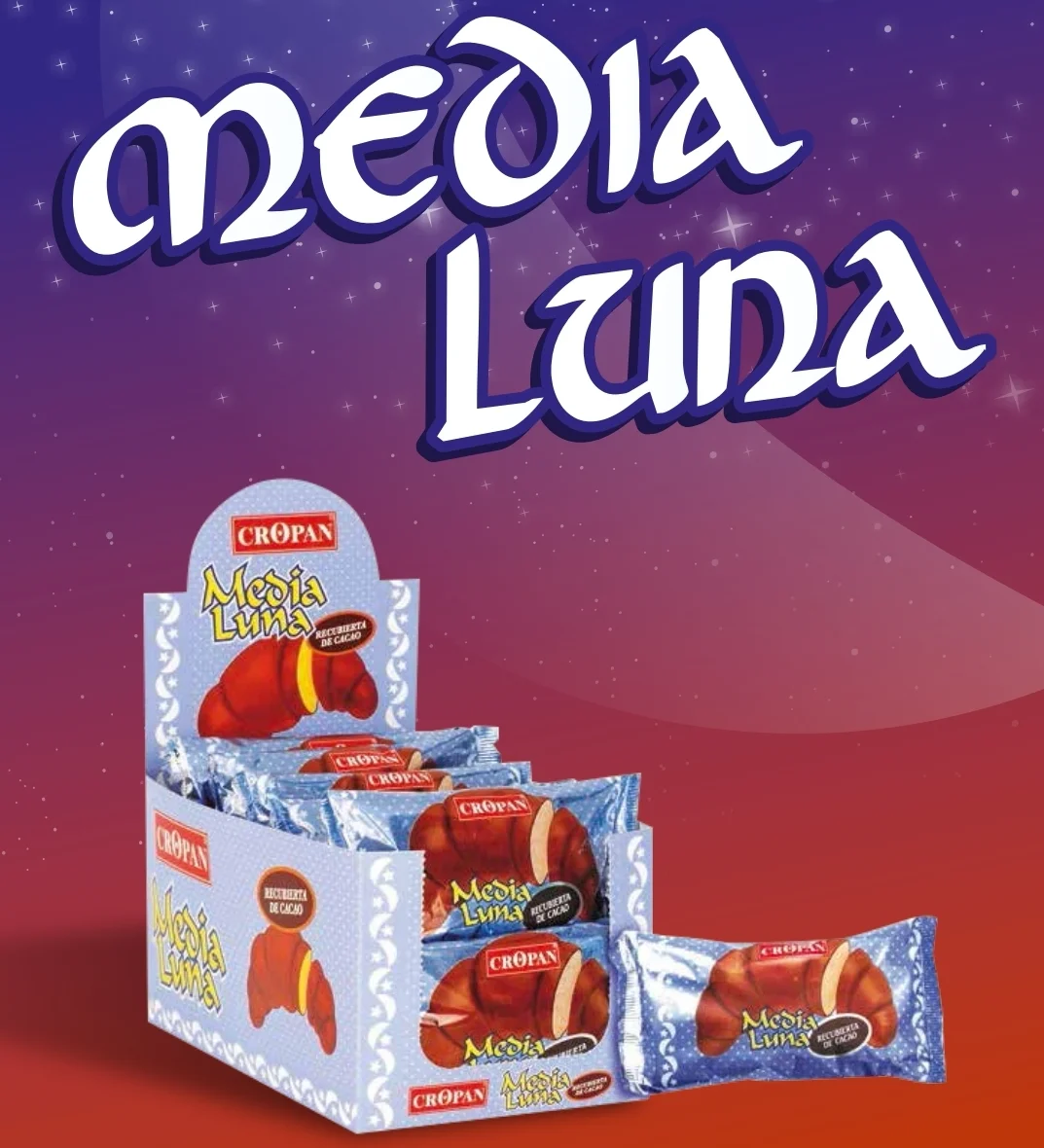 Chocolate Coated Cropan Crescent-Pack of 12 Units-Cropan Chocolate Moons Stockings