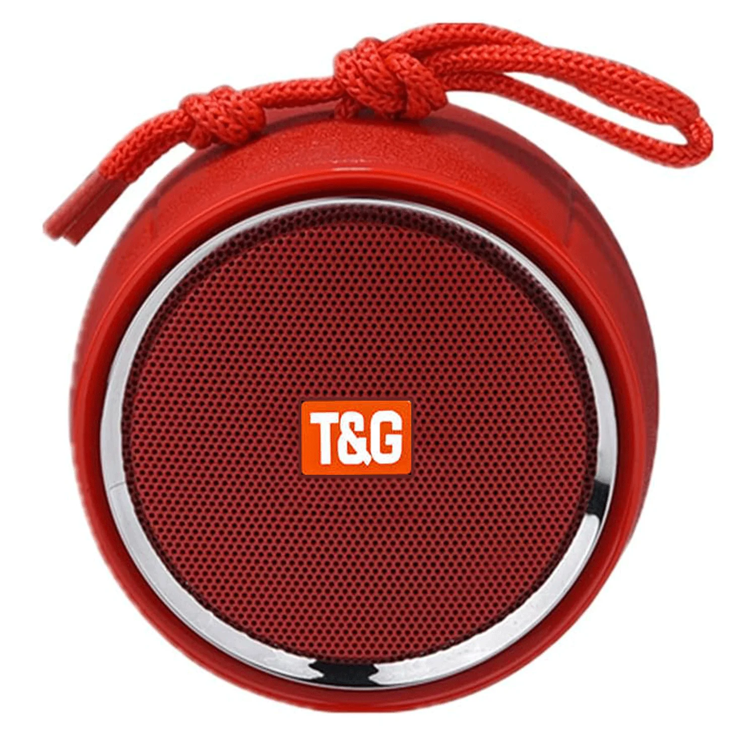 T&G Altavoz Bluetooth Potente 5.0  Altavoz Inalámbrico Portátil Impermeable, Sonido Estéreo,Llamada Manos Libres para Fiesta Viajes Exterior，Speaker con Bluetooth para Fiestas, Rosa