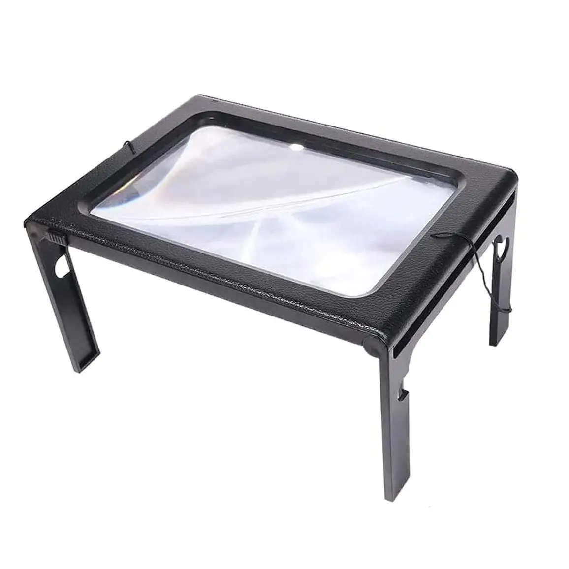 Lupa Rectangular Euroxanty 2.5X LED Negro