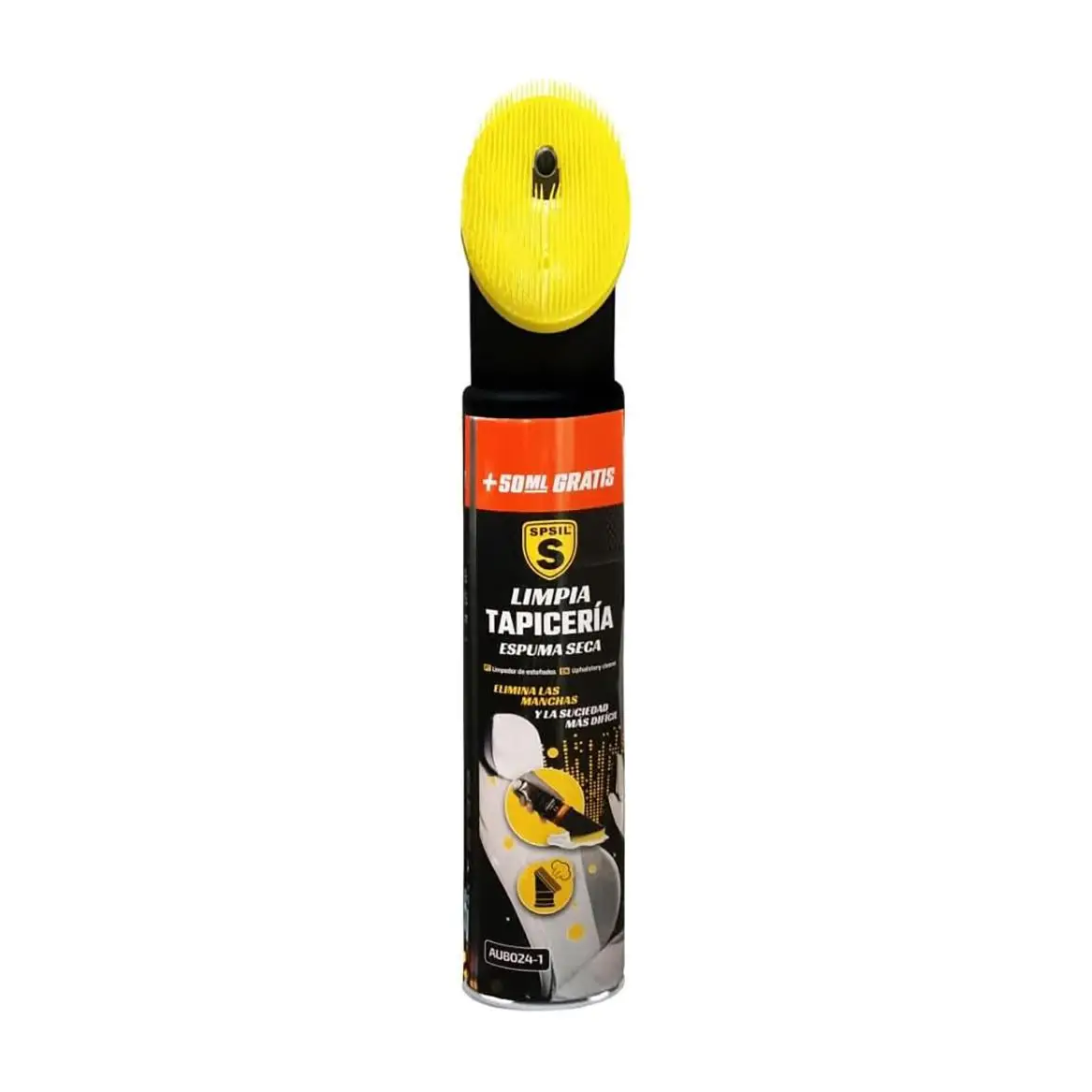 Pack 2 Limpiador en Espuma Seca para Sofás y Alfombras 450ml – Limpieza Profunda sin Agua, Elimina Manchas Difíciles y Olores de Mascotas, Cepillo Integrado para Tapicería, Colchones y Sillas –