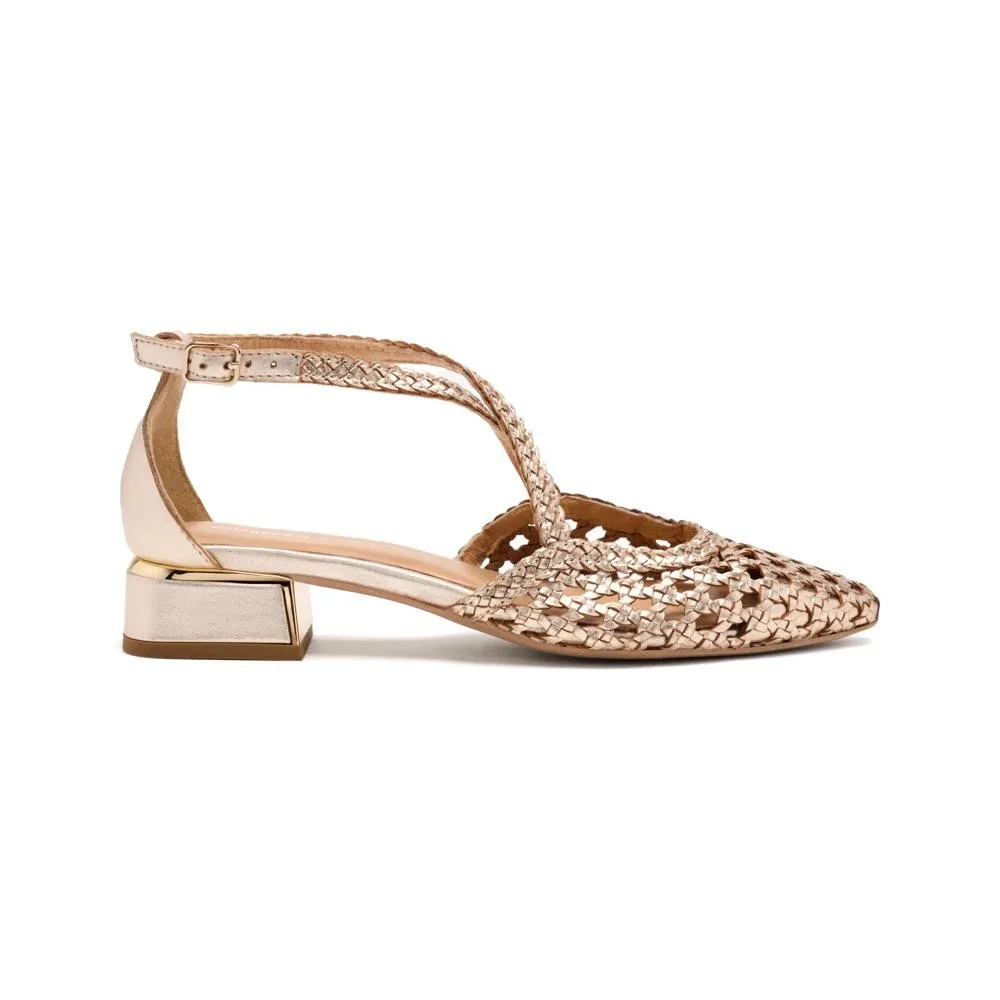Zapatos casual mujer GIOSEPPO 75560PLATINO STILETTO DESTALONADO TRENZADO PLATINO 35399 25V