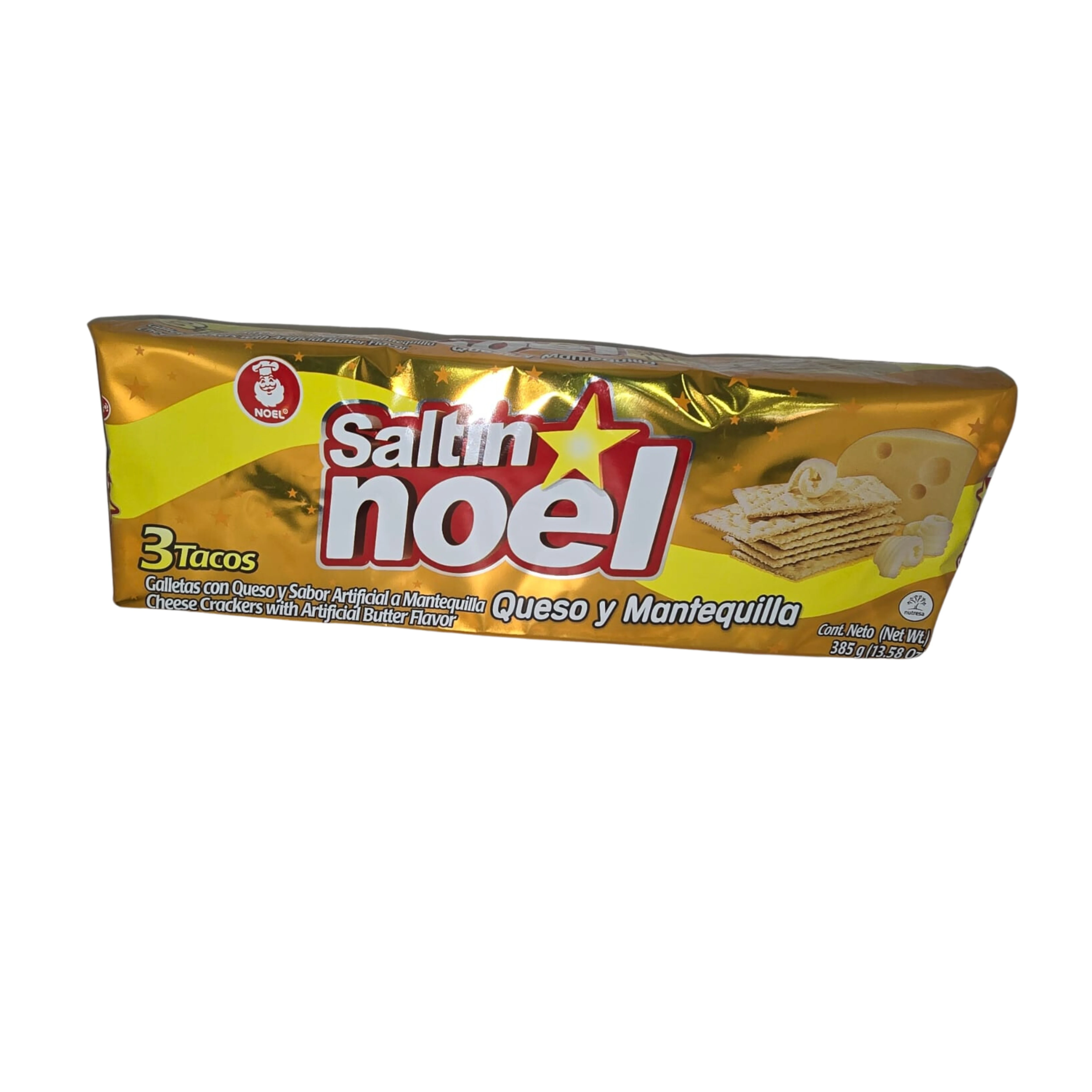 2 packs of SALTIN NOEL cookies (cheese, TRADITIONAL,DUCALE) -CRACKER. Of COLOMBIA