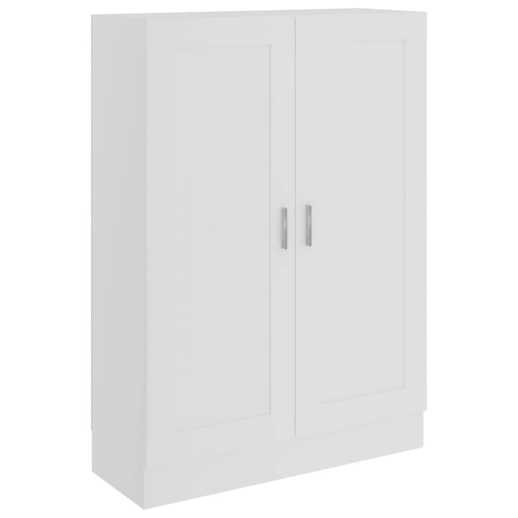 Vidaxl plywood book cabinet 82.5x30.5x115 cm white, black, sonoma oak storage furniture shelving for office, study, bedroom shelving/bookcase/storage furniture - Product Main Image