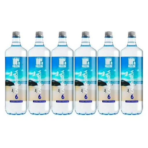 Agua Mineral Cabreiroá - Pack 6 Botellas de 1,5 Litros - Agua Mineral Natural Cabreiroa