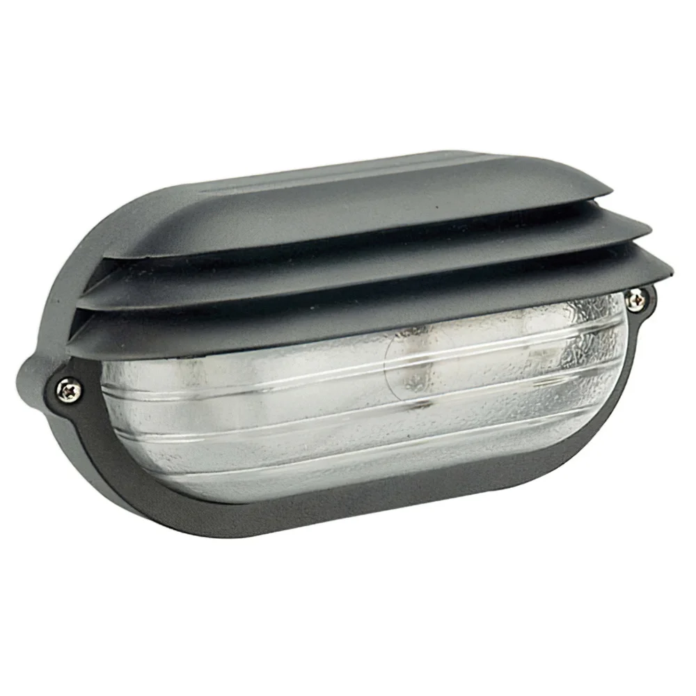 PAPILLON Plafón Palpebra IP54 Ovalado Negro