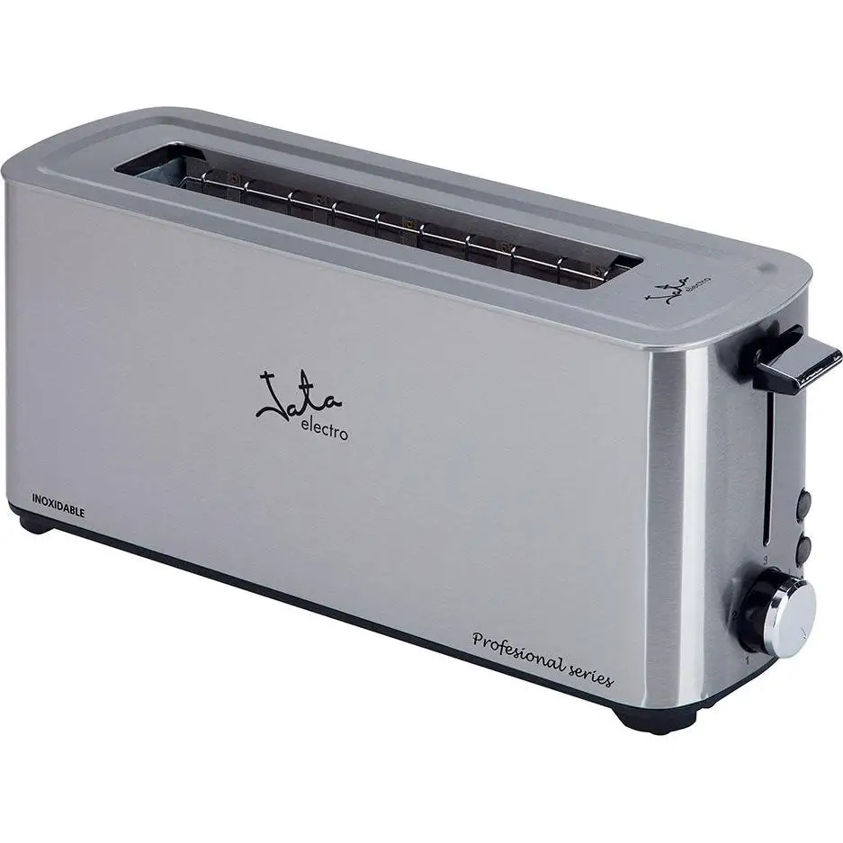 Jata Tt1043 professional bread toaster-1000W-40mm width-5 levels roasting-stainless steel-scoop tray