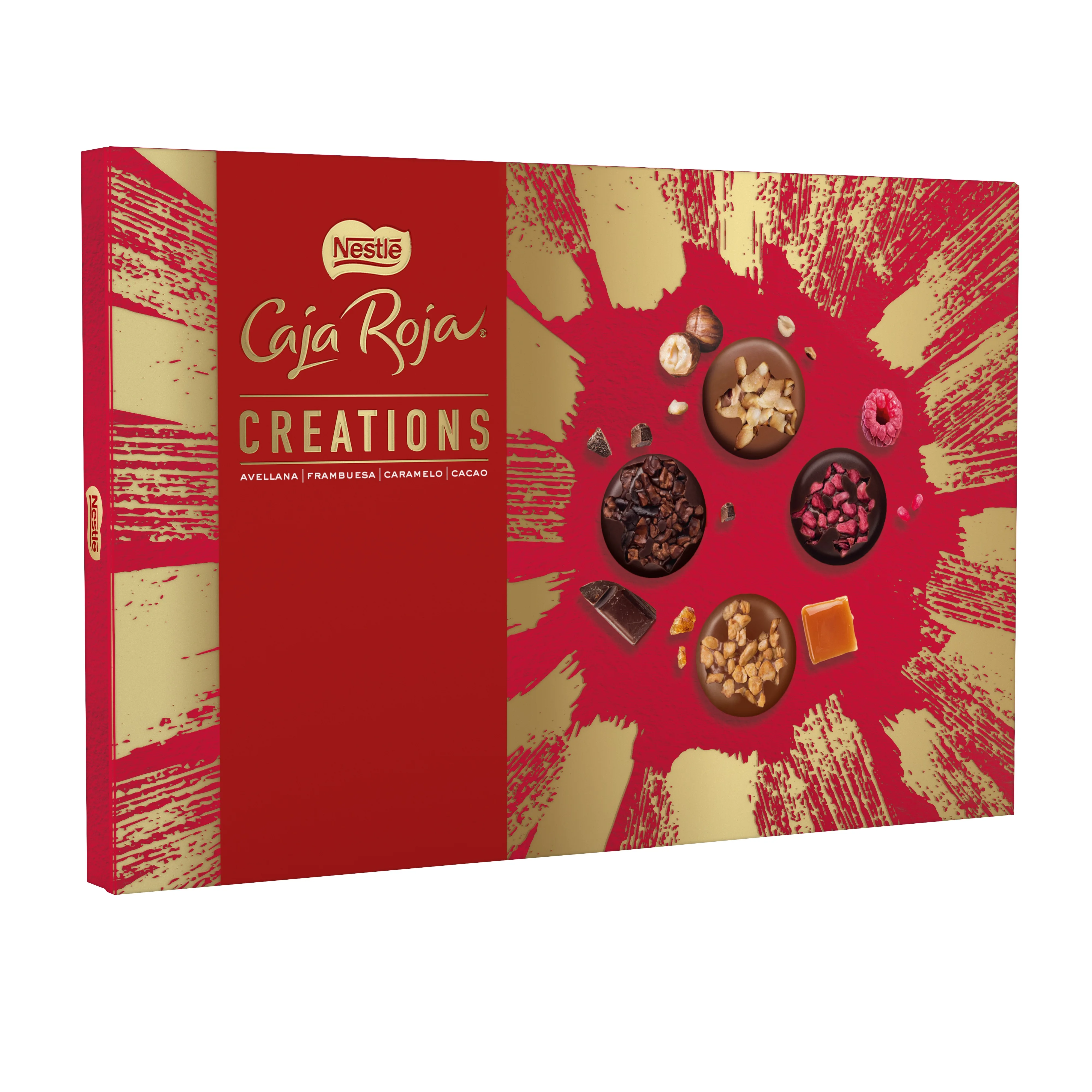 Nestle red box CREATIONS Chocolate chocolates-398g case | Unique experience with innovative flavors, Ideal for Chocolate lovers-3 piece Pack