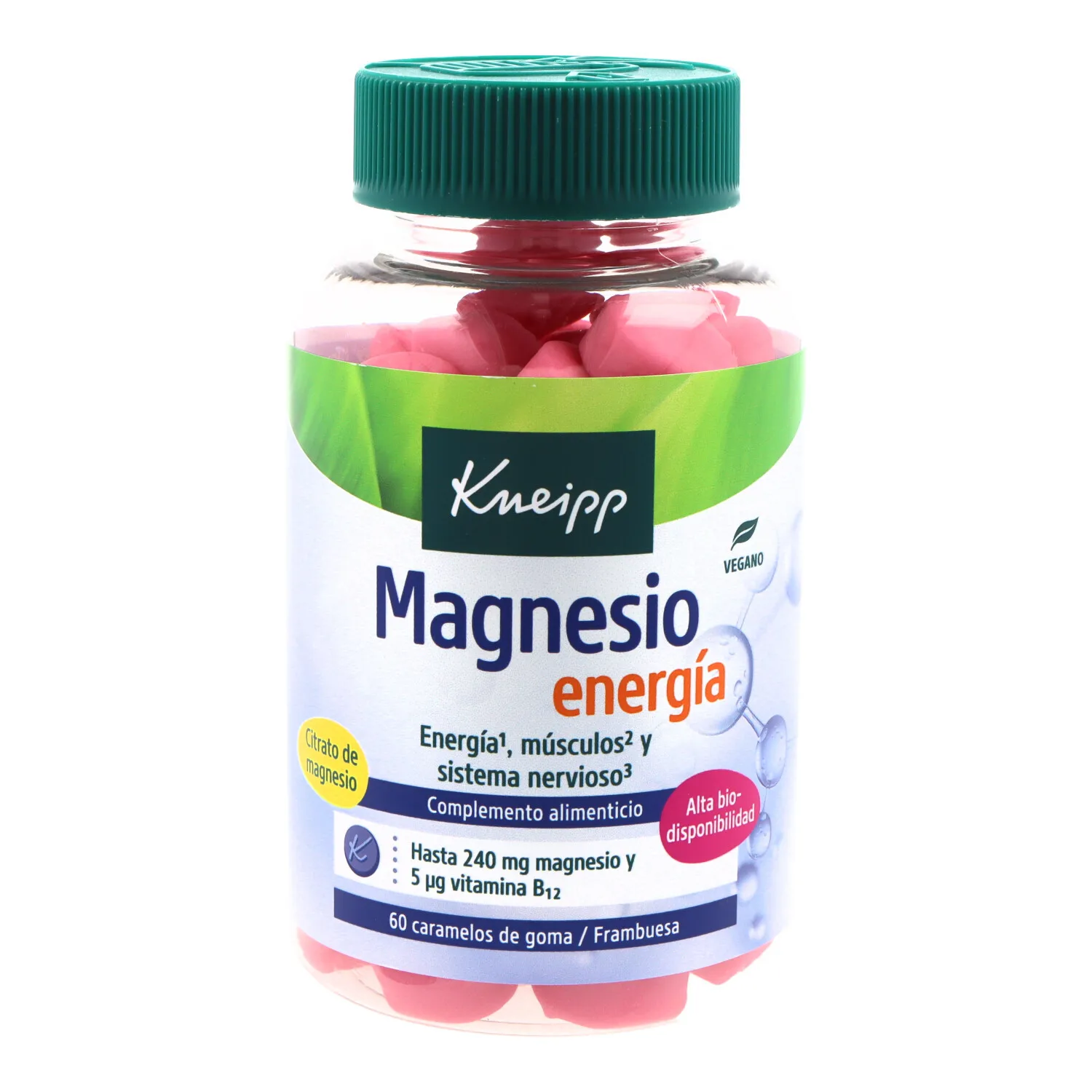 Kneipp Magnesio Energia 60 Caramelos De Goma Sabor Frambuesa