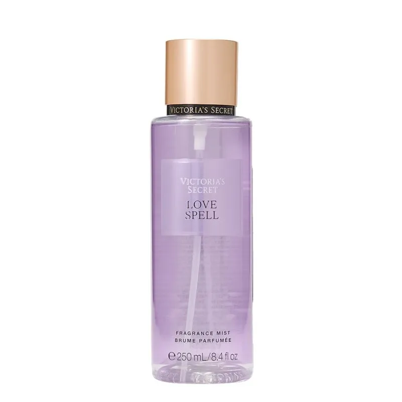 Victoria Secret Love Spell Fragancia Corporal 250ml - Fragancia seductora con toques irresistibles de flores y frutas.