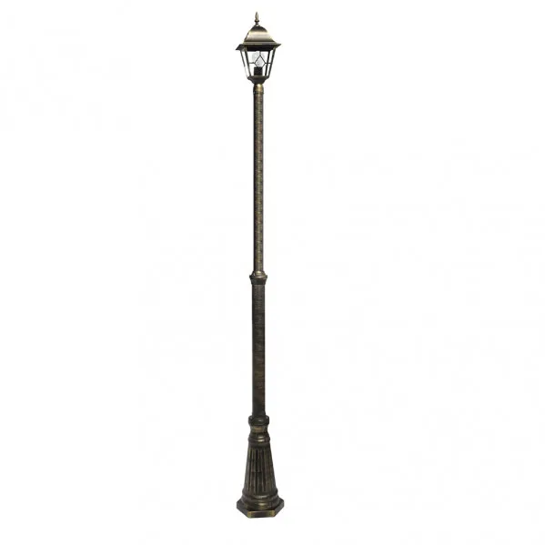 ABRILA Farola De Una Luz Para Jardín, Botas Aluminio Ip44