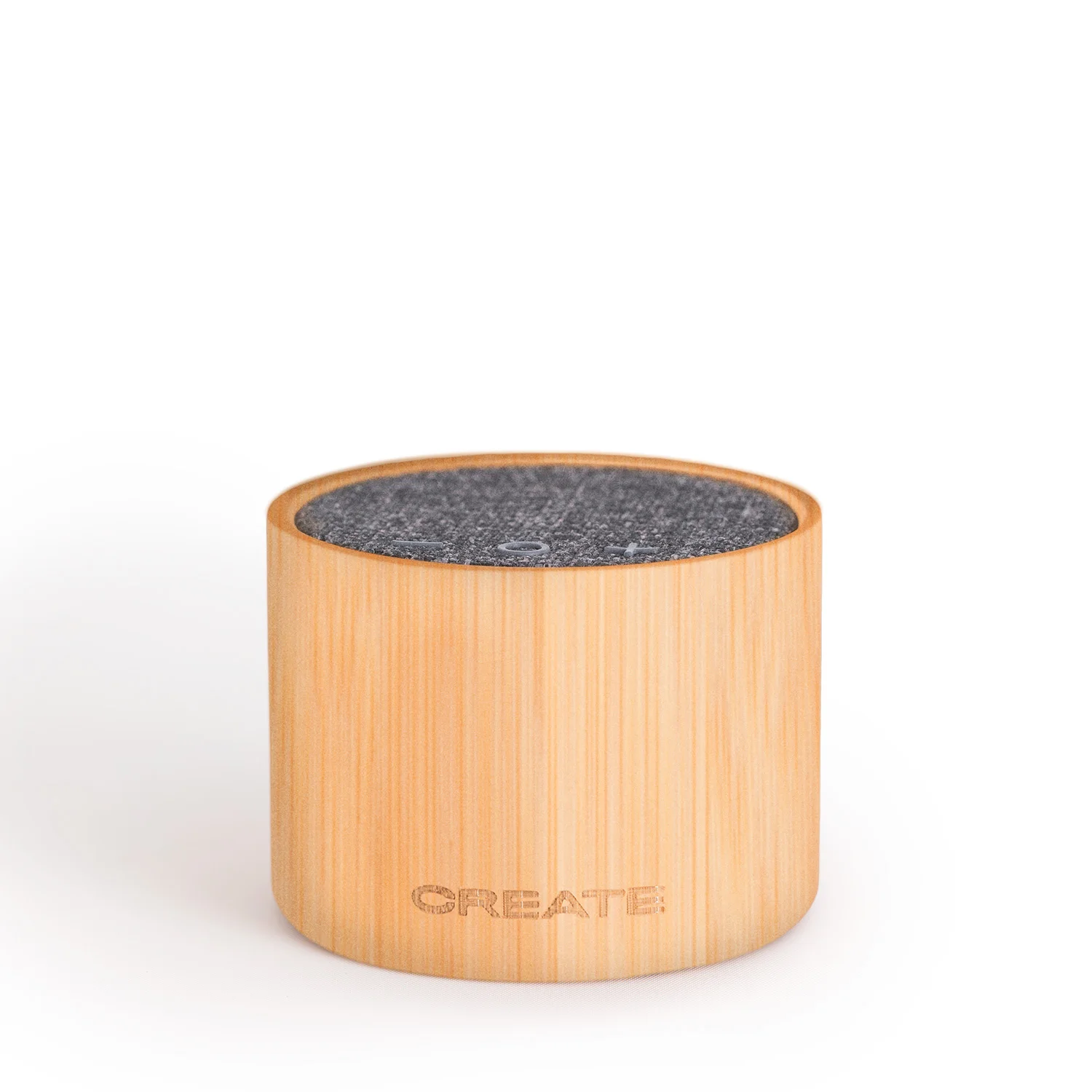 Create - bamboo bluetooth speaker, usb/jack fast charging, 5w and 900 mah battery - speaker mini bamboo